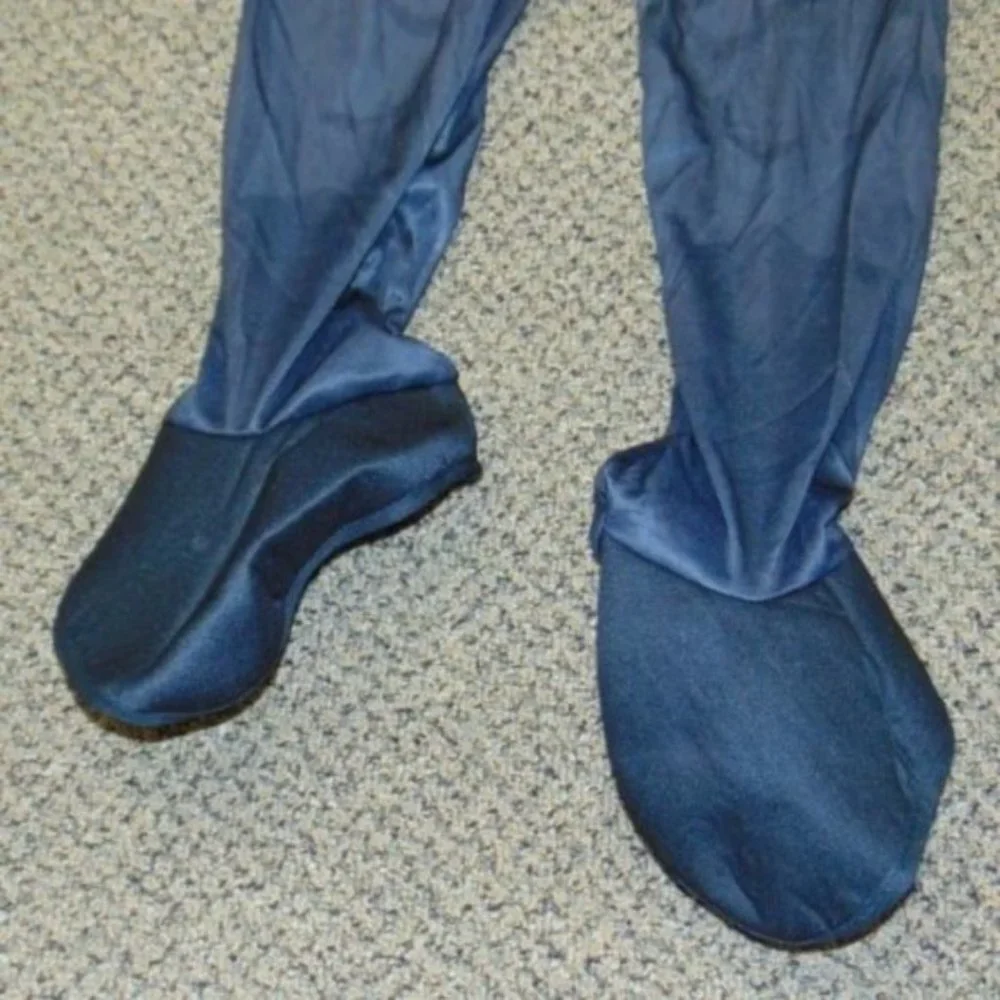 Batman Halloween Costume 12/14 Jumpsuit w/ Boot Tops, Mask, Cape Boys DC Comics